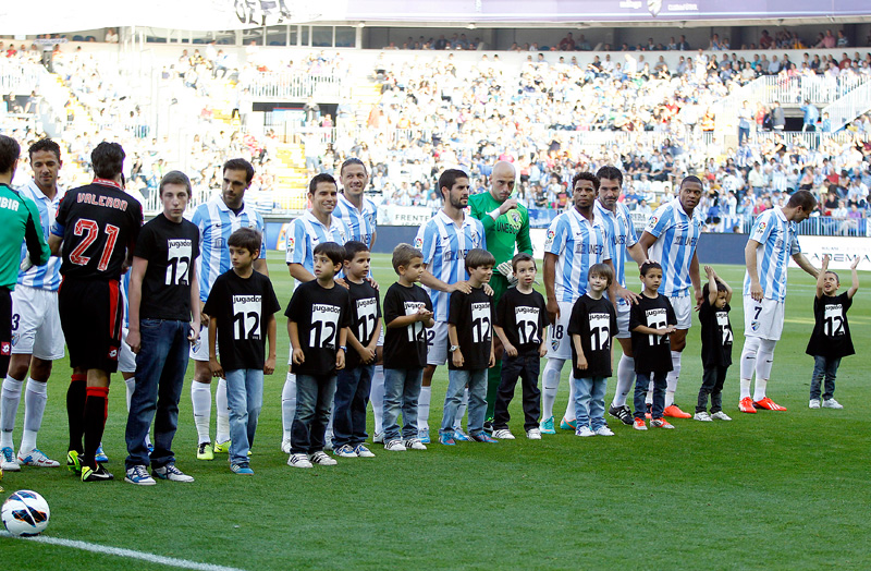 La Afición del Málaga recibió el premio Jugador Nº 12